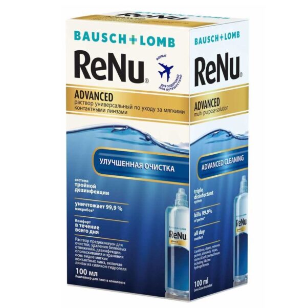 Раствор для линз Renu Advanced 