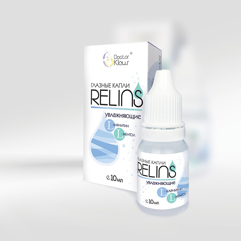 Капли для глаз Relins (увлажняющие)
